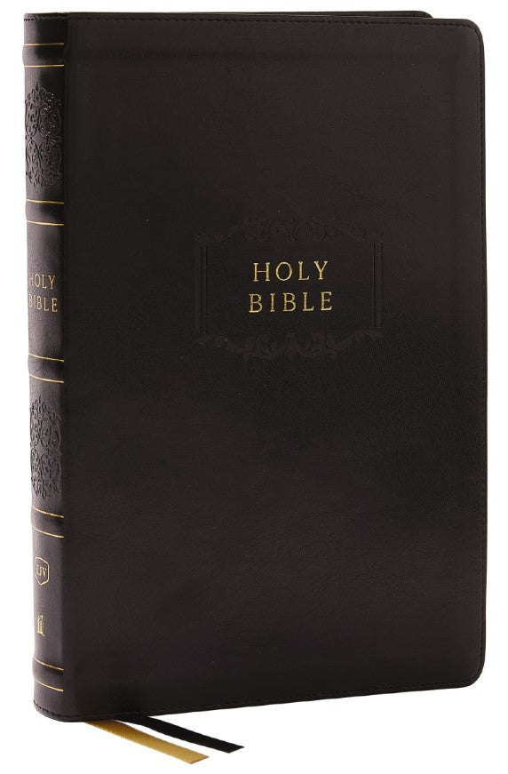 KJV Center-Column Reference Bible, Black, Indexed - Re-vived