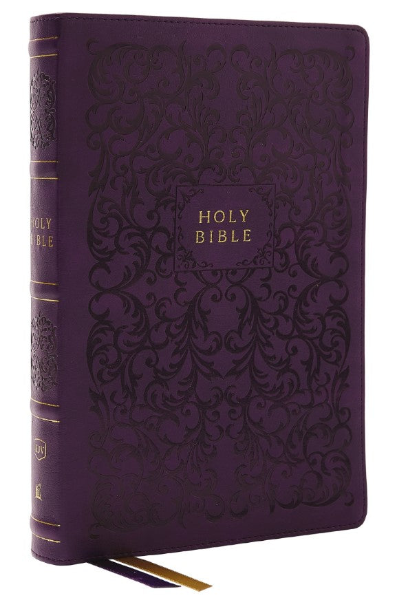 KJV Center-Column Reference Bible, Purple, Indexed - Re-vived