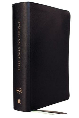 NKJV Evangelical Study Bible, Black Bonded Leather
