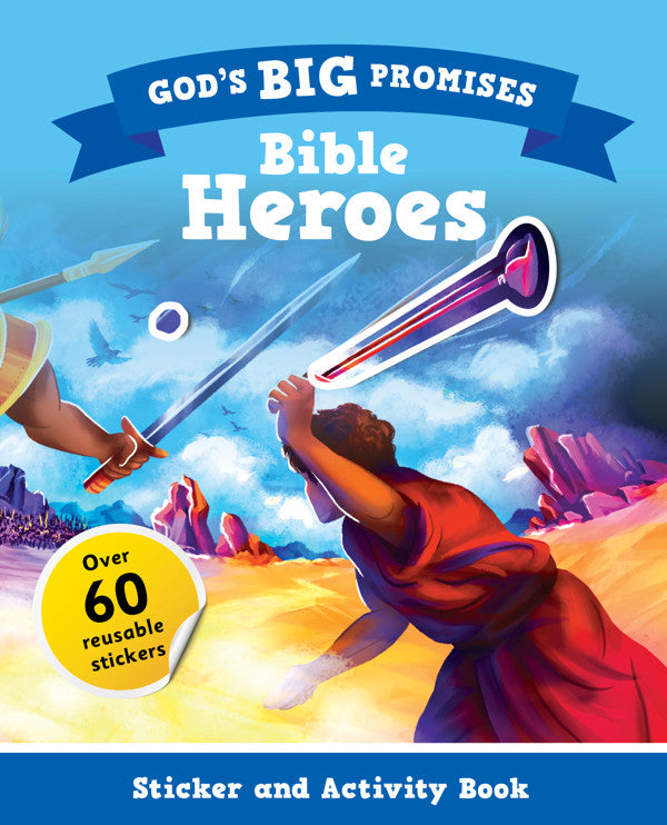 God's Big Promises: Bible Heroes Sticker & Activity Book - Re-vived