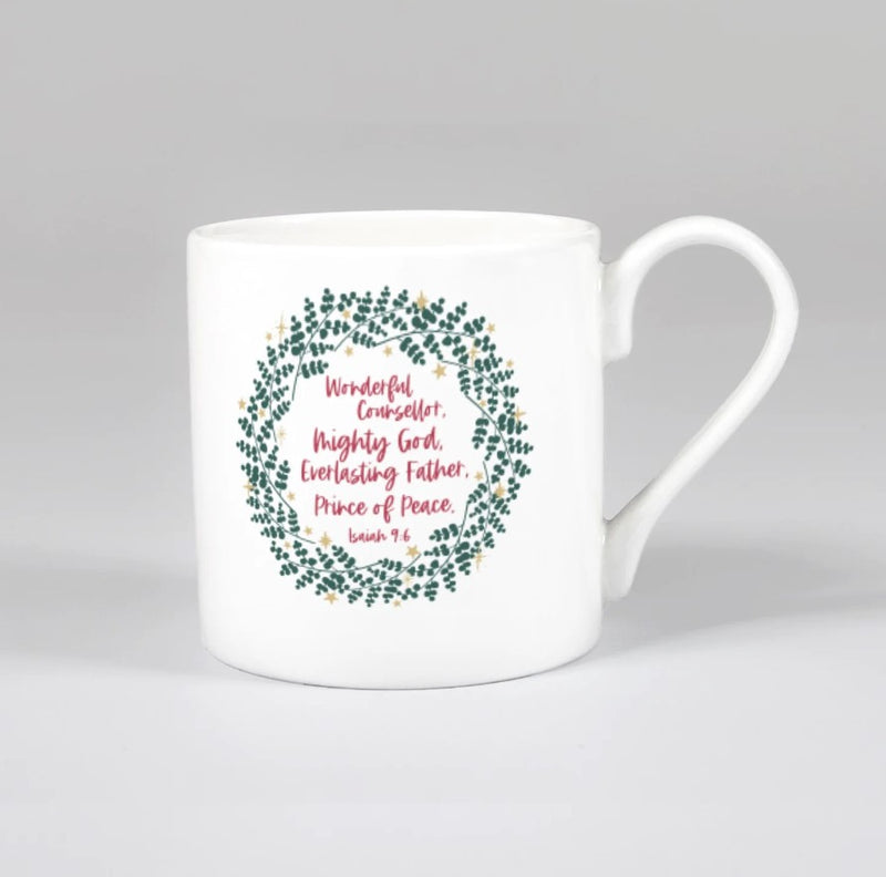 Wonderful Counsellor Christmas Mug