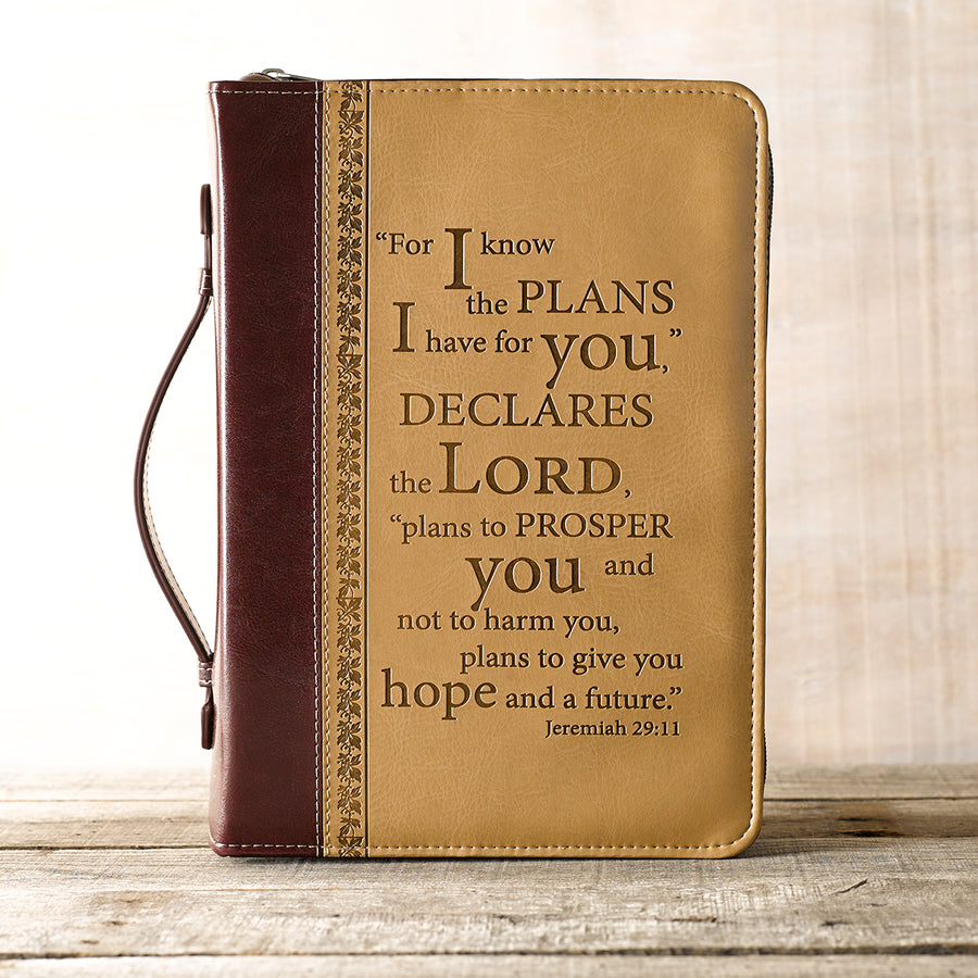 I Know the Plan Classic Bible Case, Extra Large - Re-vived