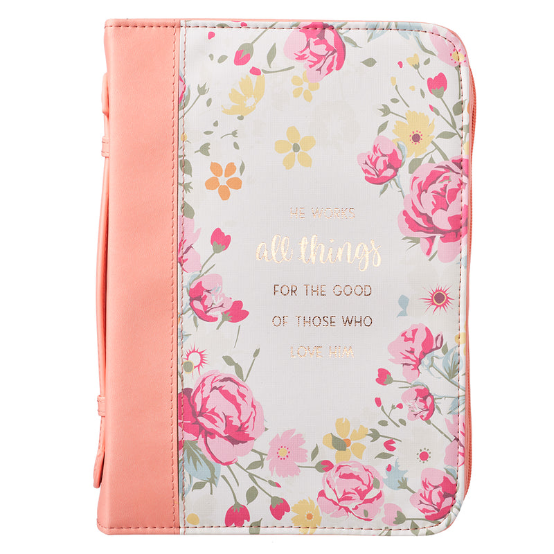 All Things Floral Bible Case, Medium