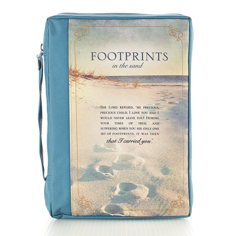 Footprints Bible Case, Extra Large