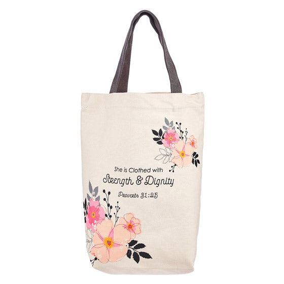 She is Clothed Canvas Tote Bag