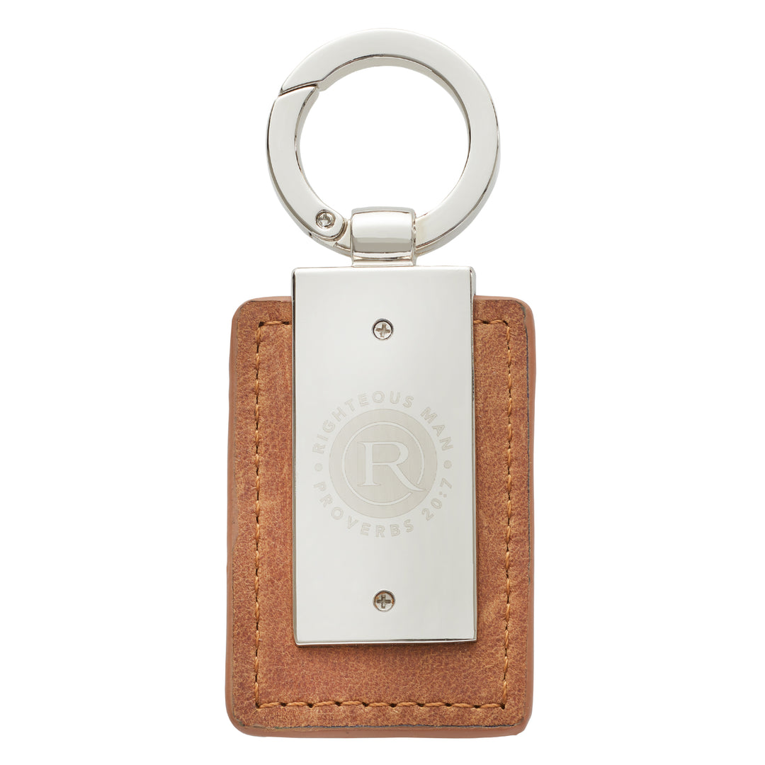 Righteous man Keyring in Tin