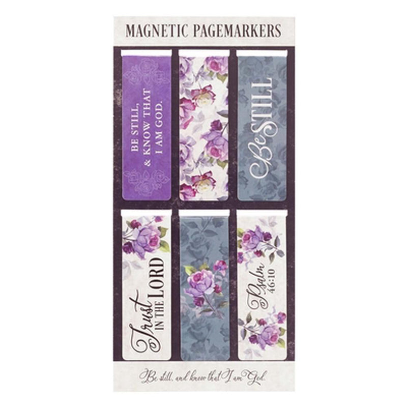 Be Still Assorted Magnetic Bookmark (pack of 6)