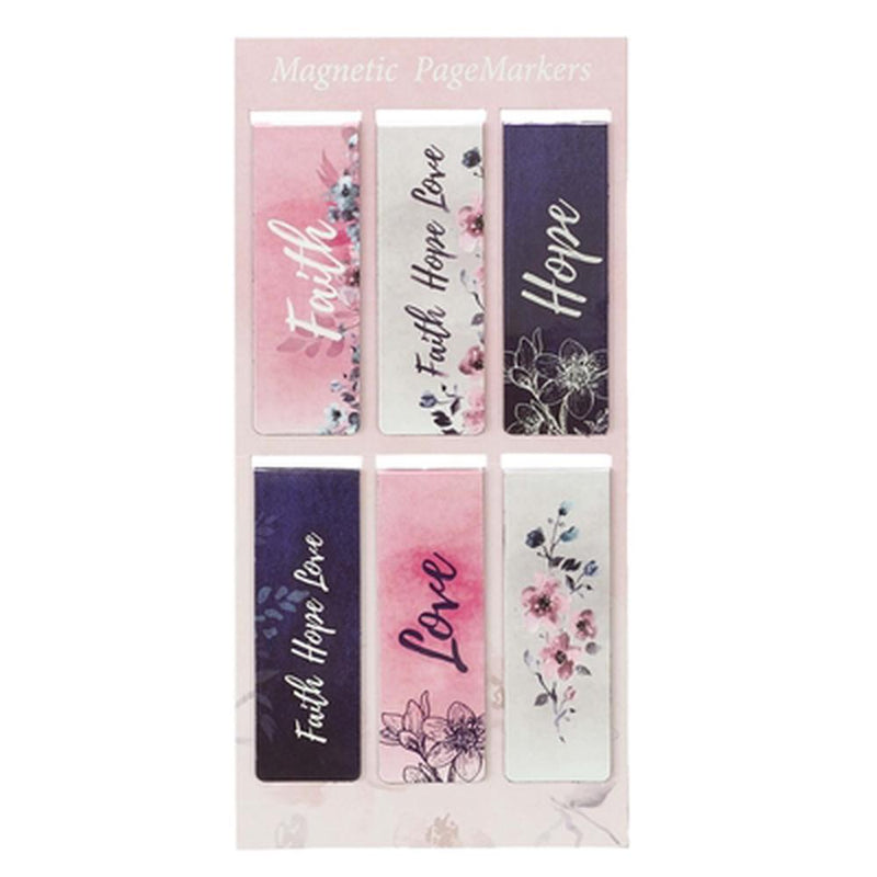 Faith Assorted Magnetic Bookmark (pack of 6)