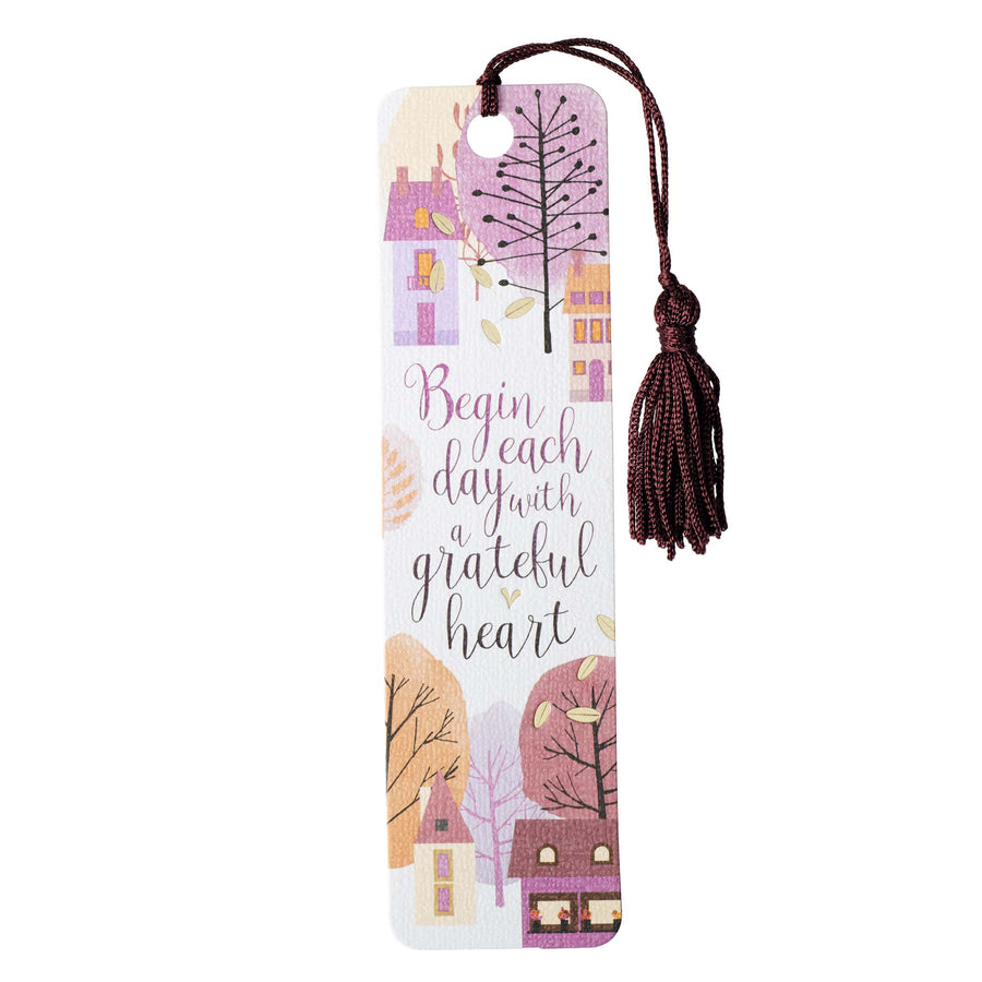 Grateful Heart Tassel Bookmark - Re-vived