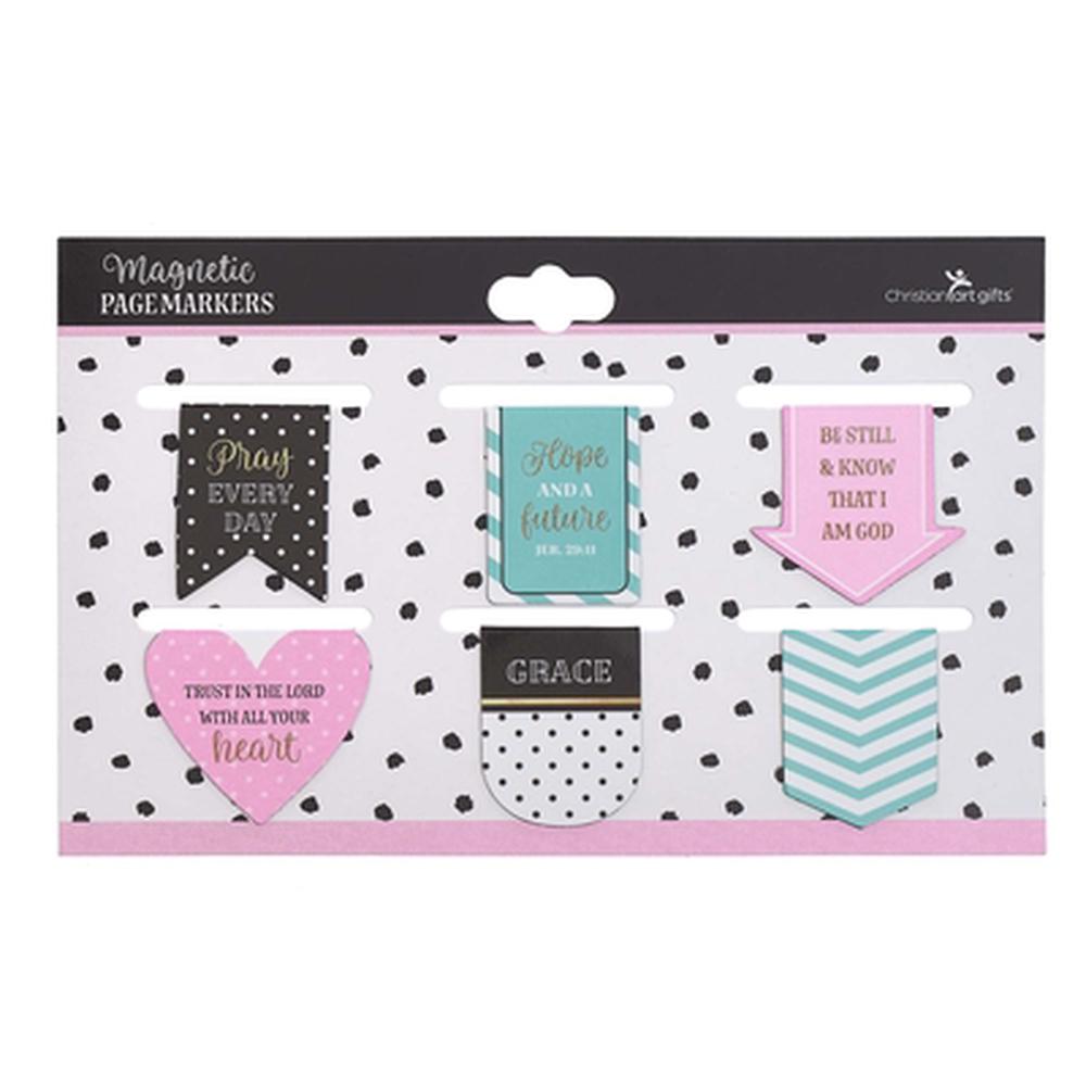 Pray Everyday Magnetic Bookmark Set (pack of 6)