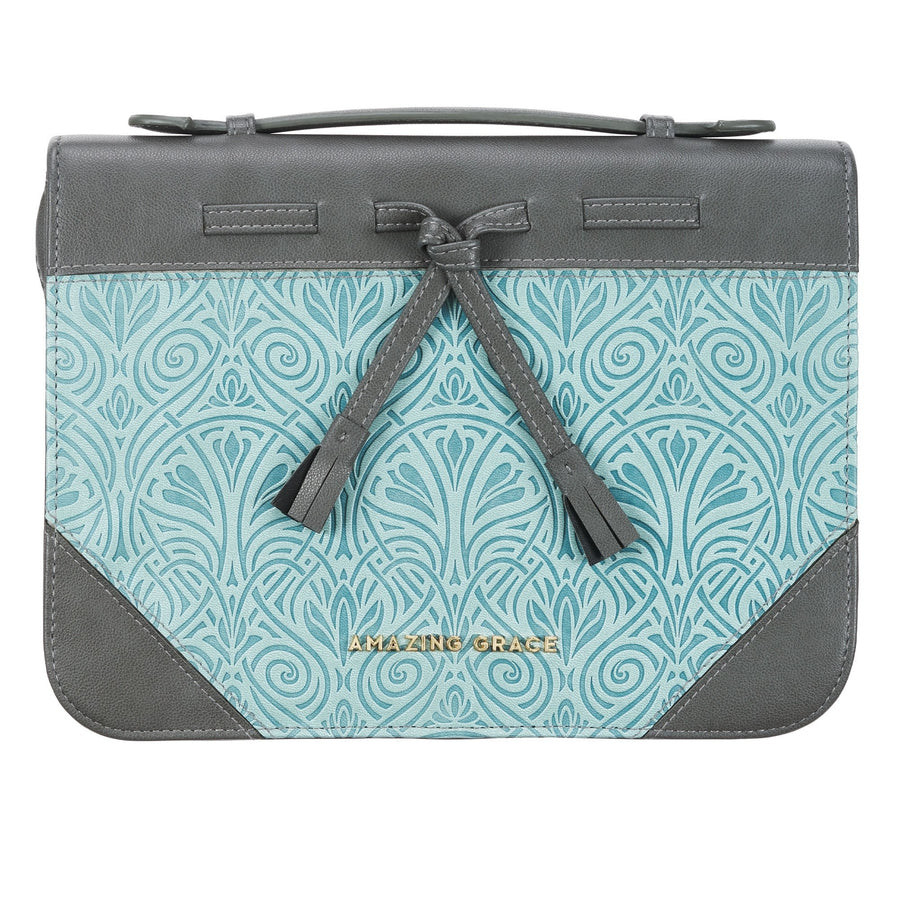 Amazing Grace Turquoise Fashion Bible Case, Medium - Re-vived