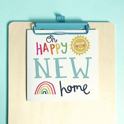 New Home Greeting Card & Envelope - Re-vived