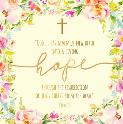 Compassion Charity Easter Cards: Living Hope (5 Pack) - Re-vived