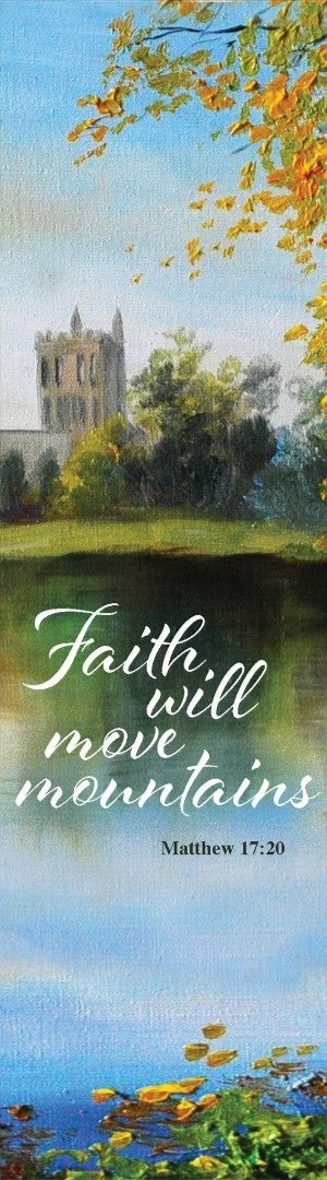 Faith Will Move Mountains Bookmark (Pack of 10) - Re-vived