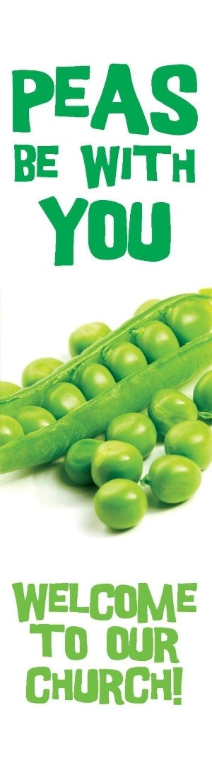 Peas Be With You Bookmark (Pack of 10) - Re-vived