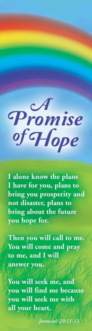 Promise of Hope Bookmark (Pack of 10) - Re-vived