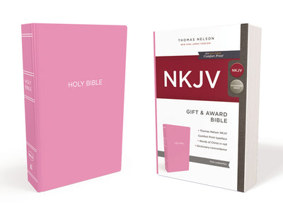NKJV Gift And Award, Pink, Red Letter Ed. - Re-vived