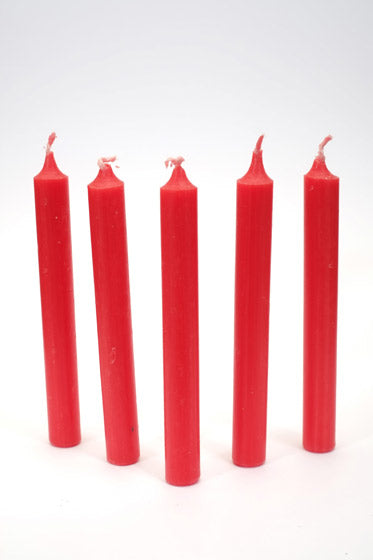 Christingle Candle - Red - 4.5"