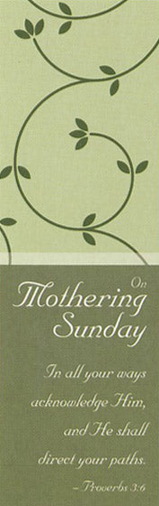 On Mothering Sunday - Bookmarks - Pattern (Pack of 36) - Re-vived