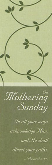 On Mothering Sunday - Bookmarks - Pattern (Pack of 36)
