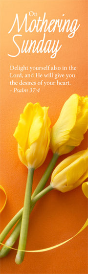On Mothering Sunday - Bookmarks - Flowers (Pack of 36) - Re-vived