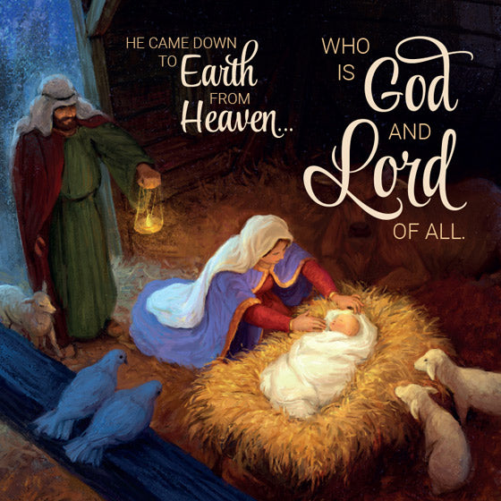 He Came Down Charity Christmas Cards (pack of 10) - Re-vived