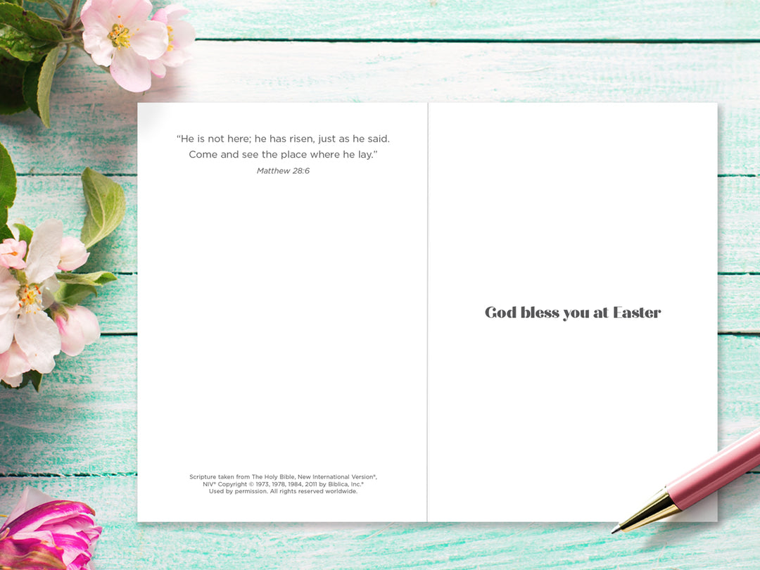Compassion Charity Easter Cards: He is Risen (5 pack) - Re-vived