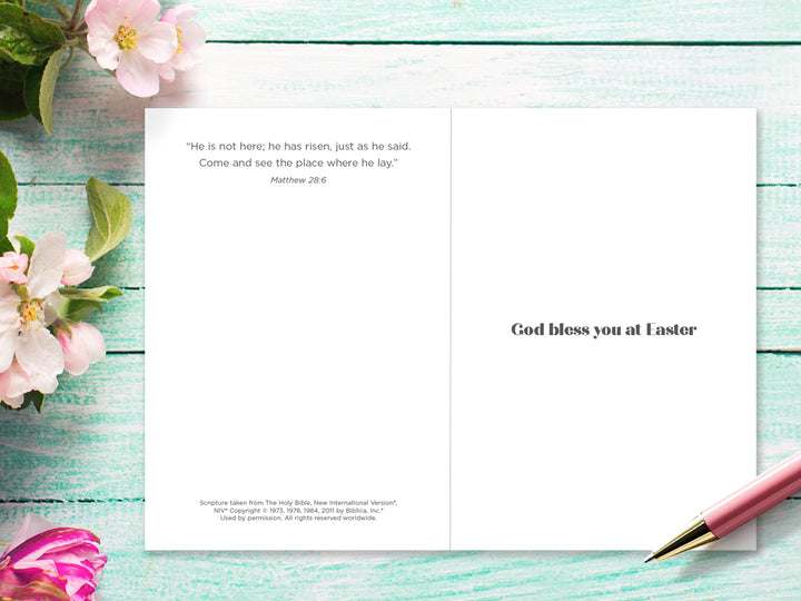 Compassion Charity Easter Cards: He is Risen (5 pack) - Re-vived