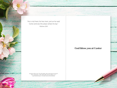 Compassion Charity Easter Cards: He is Risen (5 pack)