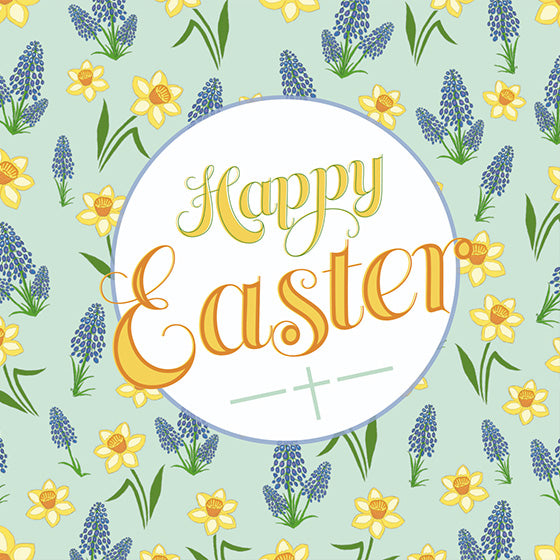 Easter Cards: Happy Easter (Flower) (Pack of 5)