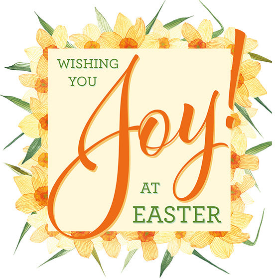 Easter Cards: Wishing You Joy At Easter (Pack of 5) - Re-vived