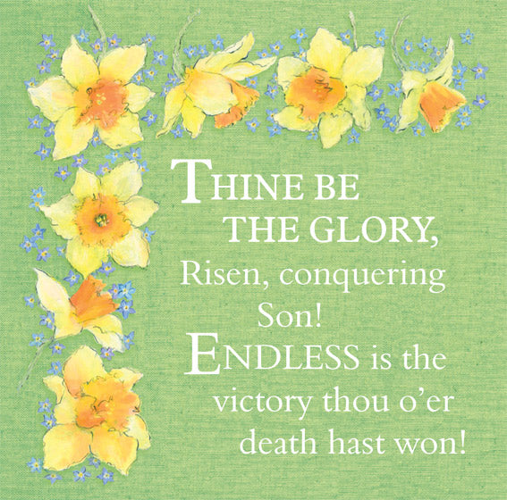 Easter Cards: Thine Be The Glory (Pack of 5)