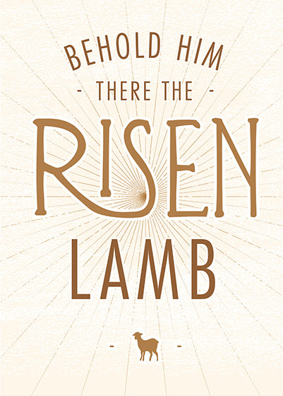 Easter Cards: Risen Lamb (Pack of 5) - Re-vived