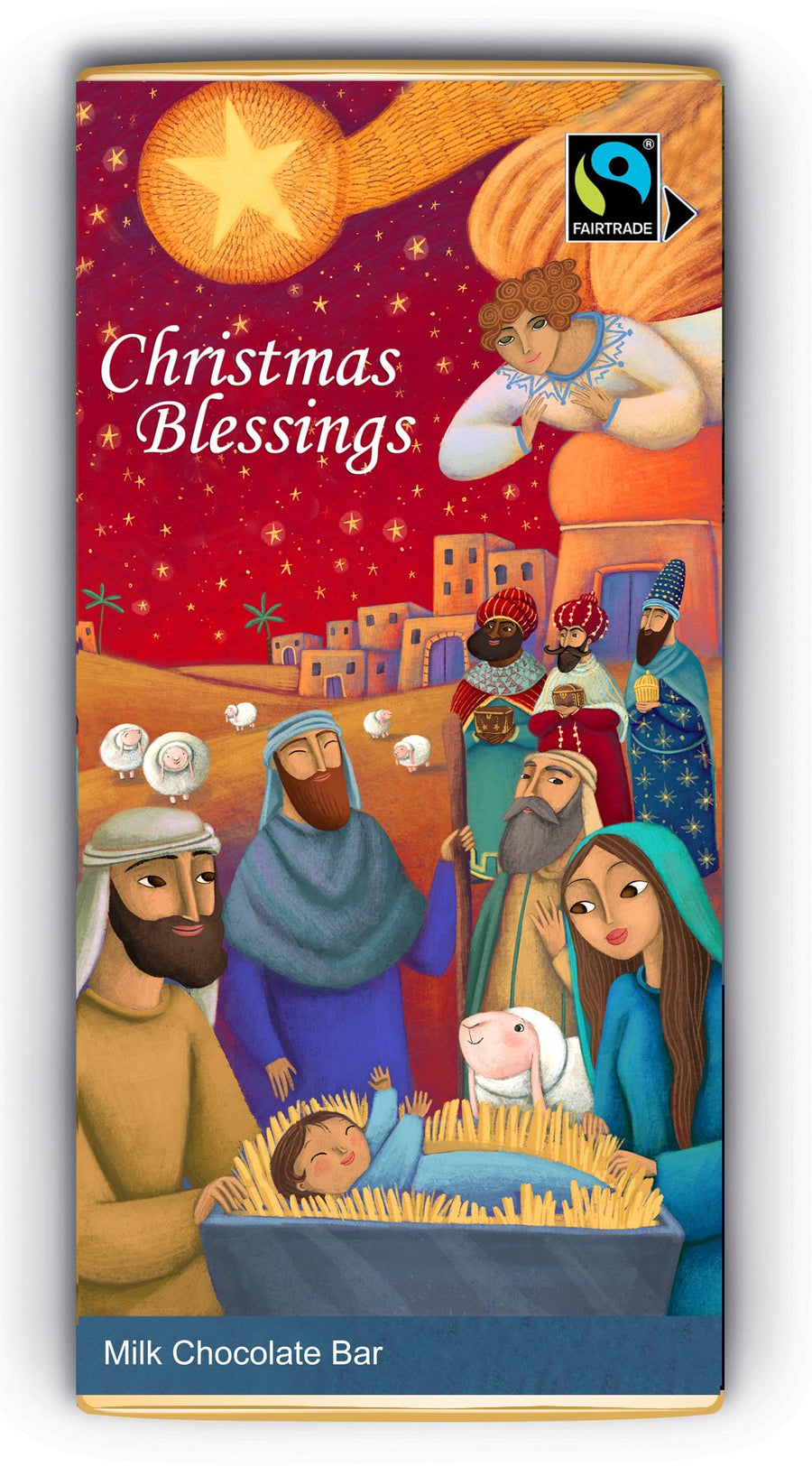 Christmas Blessings Milk Chocolate Bar - Re-vived