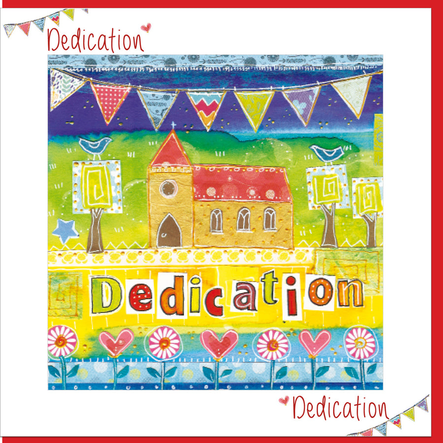 Dedication Church Greetings Card - Re-vived