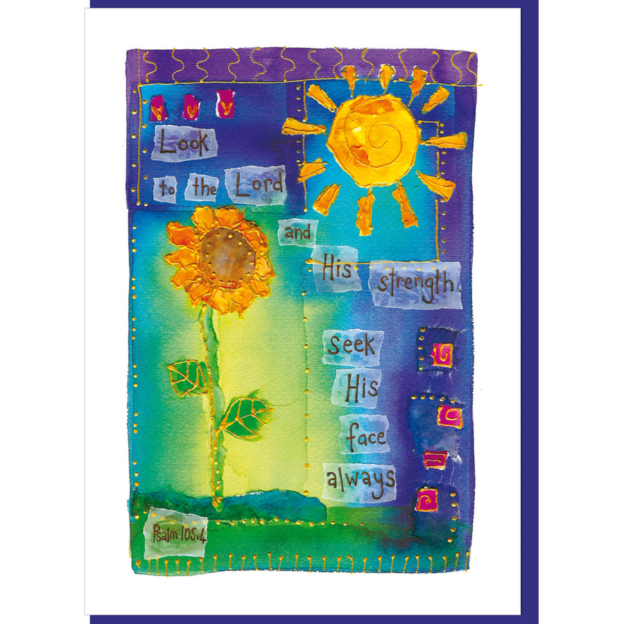 Sunflower Greetings Card - Re-vived