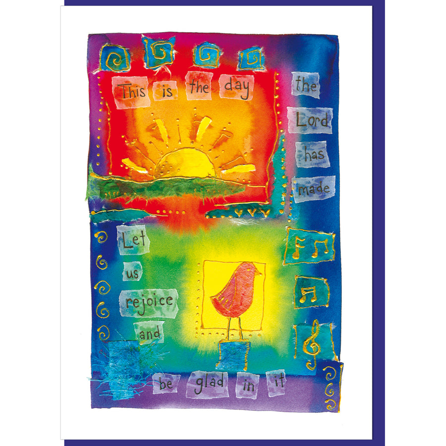 Sunrise Greetings Card - Re-vived