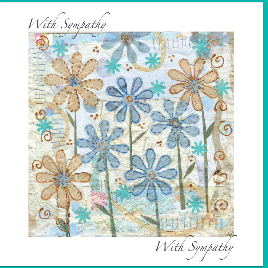 With Sympathy Greetings Card - Re-vived