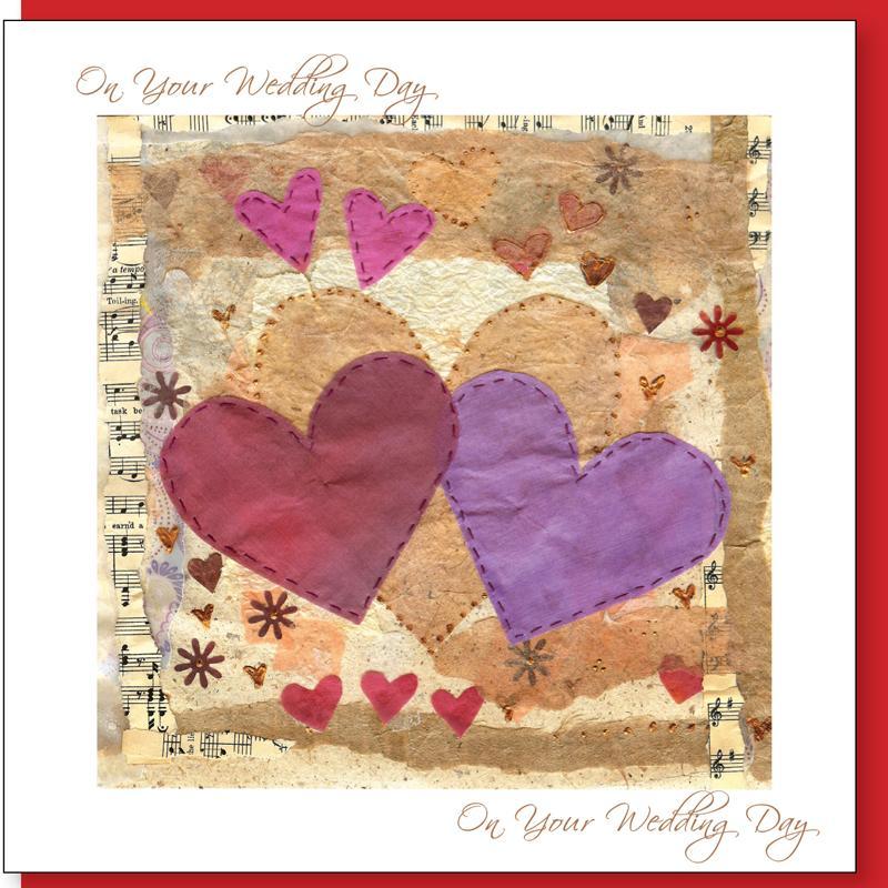 On your Wedding Day Greetings Card - Re-vived