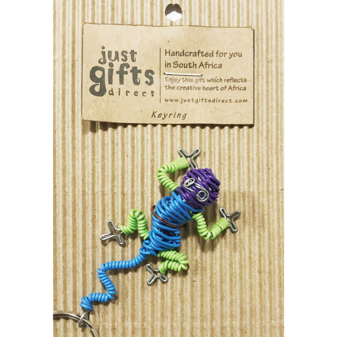 Wire 3D Lizard Keyring - Re-vived