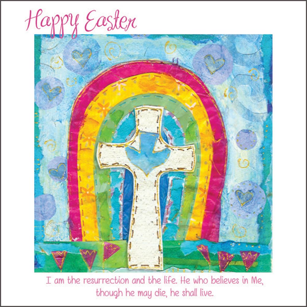 Easter Rainbow Easter Cards (pack of 5) - Re-vived