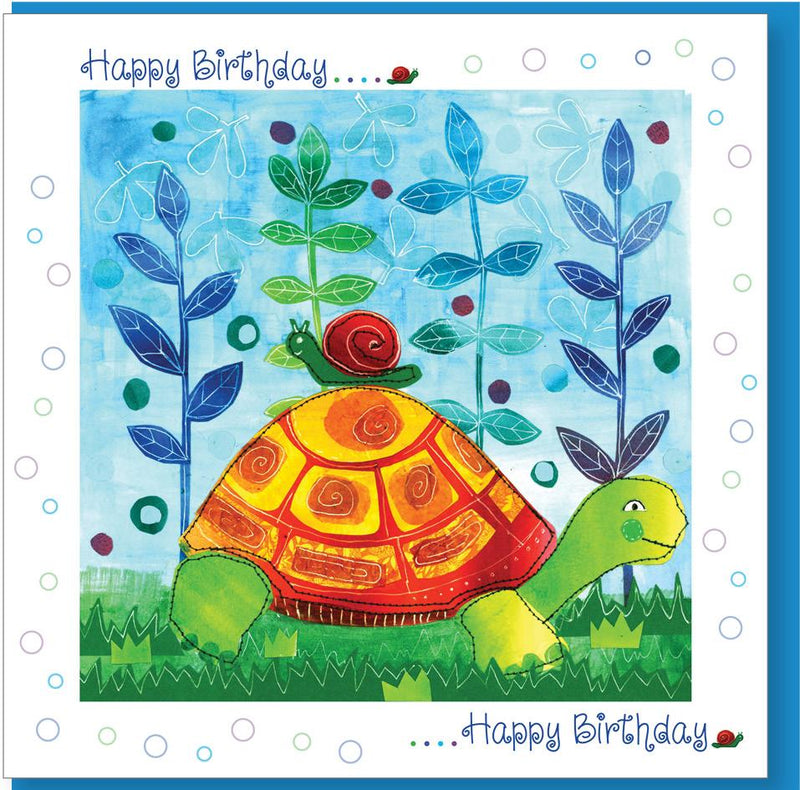 Birthday Tortoise Greetings Card