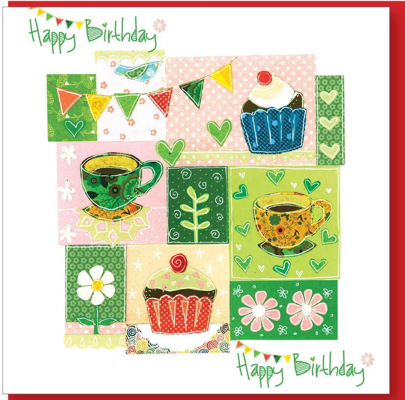 Birthday Coffee Greetings Card