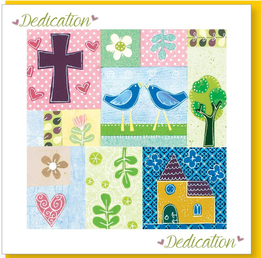 Dedication Birds Greetings Card - Re-vived
