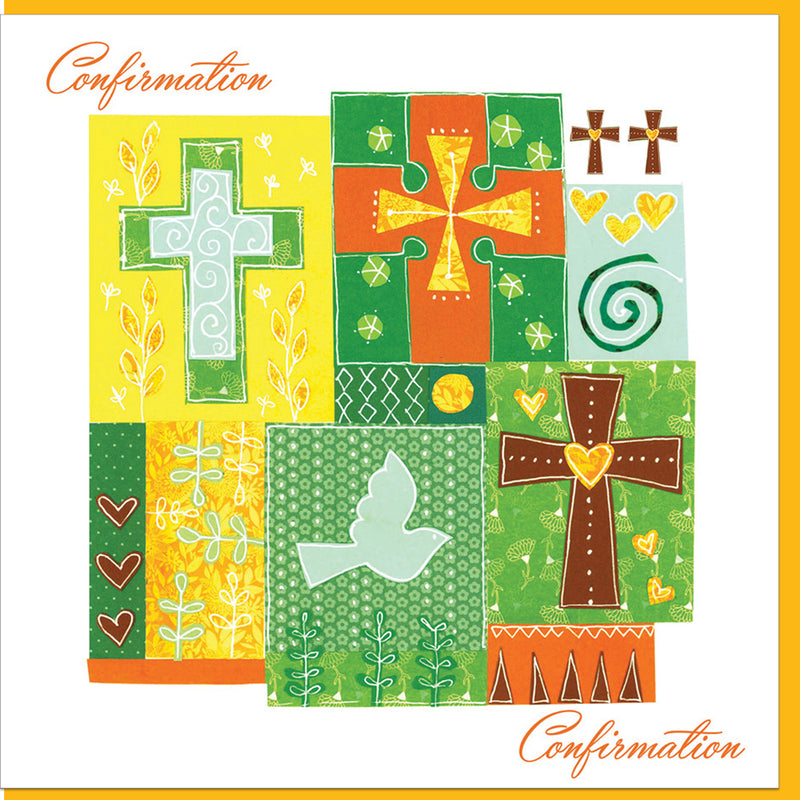 Confirmation Crosses Greetings Card