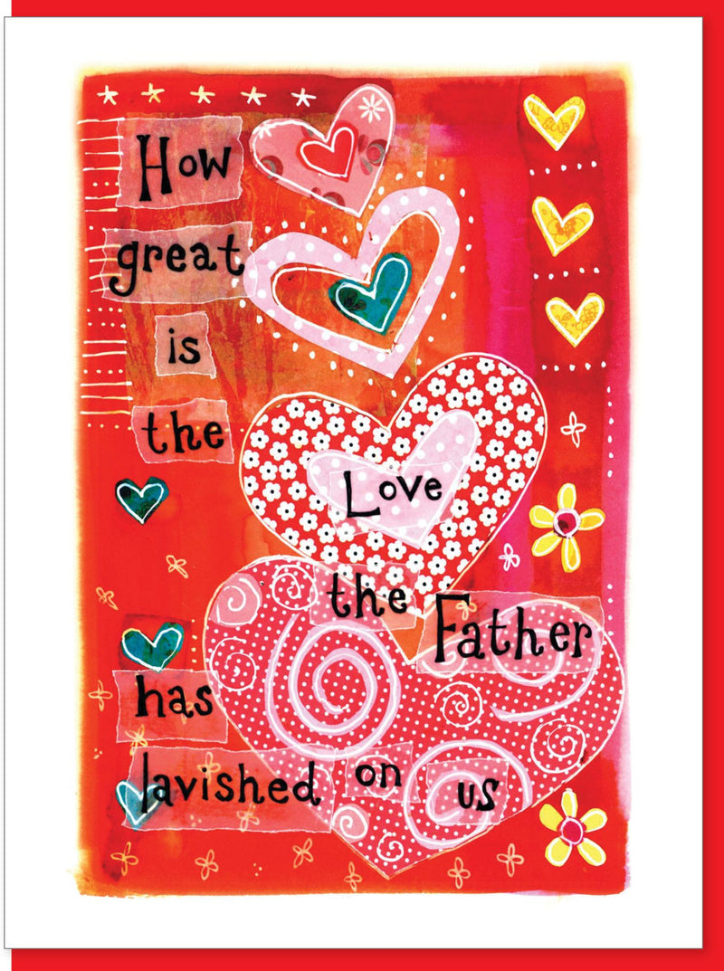 Lavished Love Greetings Card
