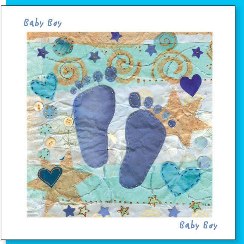 Baby Boy Greetings Card