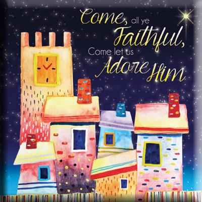 Come, all Ye Faithful Christmas Magnet