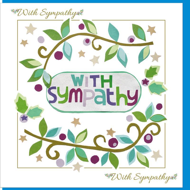 Sympathy Vine  Greetings Card - Re-vived