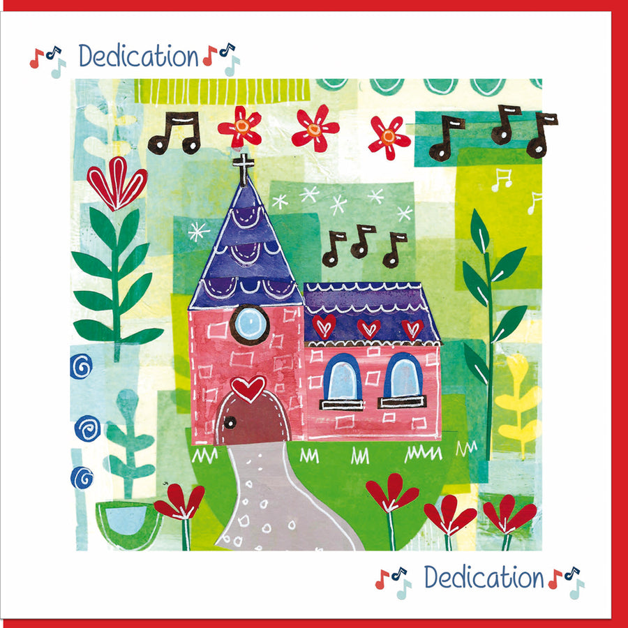 Dedication Song Greetings Card - Re-vived